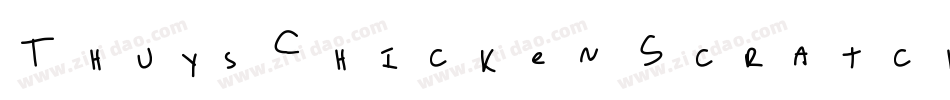 Thuys Chicken Scratch字体转换